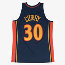Stephen Curry Navy Golden State Warriors 2009/10 Hardwood Classics Swingman Player Jersey