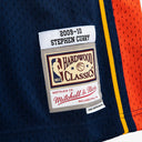 Stephen Curry Navy Golden State Warriors 2009/10 Hardwood Classics Swingman Player Jersey