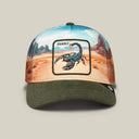 Goorin Bros 🦂 ☠️ "DEADLY SCORPION IN THE ELEMENT" A-Frame Adjustable Trucker Snapback Cap