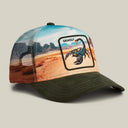 Goorin Bros 🦂 ☠️ "DEADLY SCORPION IN THE ELEMENT" A-Frame Adjustable Trucker Snapback Cap
