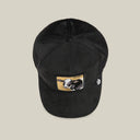 Goorin Bros 💰 🐮 "GOLDEN CASH COW" Black / Gold A-Frame Adjustable Trucker Snapback Cap