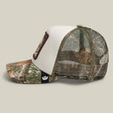 Goorin Bros 🌳 💀 "REALTREE EDGE CANCELLED SKULL" Realtree Camo / White A-Frame Adjustable Trucker Snapback Cap