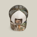 Goorin Bros 🌳 💀 "REALTREE EDGE CANCELLED SKULL" Realtree Camo / White A-Frame Adjustable Trucker Snapback Cap