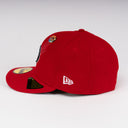 New Era San Francisco 49ers ✌️ "City of Peace" Red 59Fifty Pre-Curved Fitted Hat + Includes Pin