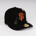 New Era San Francisco Giants ✌️ "City of Peace" Black 59Fifty Pre-Curved Fitted Hat + Includes Pin