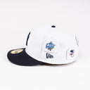 New Era New York Yankees "VELCRO ALL OVER PATCHES" White / Navy 59Fifty Fitted Hat