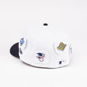 New Era New York Yankees "VELCRO ALL OVER PATCHES" White / Navy 59Fifty Fitted Hat