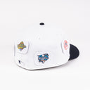 New Era New York Yankees "VELCRO ALL OVER PATCHES" White / Navy 59Fifty Fitted Hat