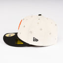 New Era San Francisco Giants "PEARLIZED" Studded Chrome / Black 59Fifty Pre-Curved Fitted Hat