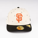 New Era San Francisco Giants "PEARLIZED" Studded Chrome / Black 59Fifty Pre-Curved Fitted Hat