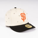 New Era San Francisco Giants "PEARLIZED" Studded Chrome / Black 59Fifty Pre-Curved Fitted Hat