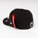 New Era x Alpha Industries Oakland / Las Vegas Raiders "Tactical Pouch" Black 59Fifty Fitted Hat