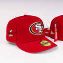 New Era x Alpha Industries San Francisco 49ers "Tactical Pouch" Red 59Fifty Fitted Hat