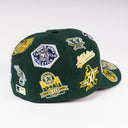 New Era Oakland Athletics A's "ALL OVER PATCHES" 59Fifty Fitted Hat