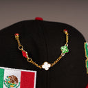 SHOE CLUB CLOVER "MEXICO" CHAIN PIN GREEN / WHITE / RED
