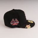 Shoe Club x New Era Exclusive San Francisco Giants "Flames Red/Silver" 59Fifty Fitted Hat + FREE BRIM CLIP