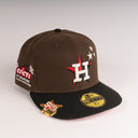 Shoe Club x New Era Exclusive Houston Astros "CACTI PARK TRAVIS SCOTT MOCHA" 59Fifty Fitted Hat + FREE BRIM CLIP
