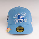 Shoe Club x New Era Exclusive Los Angeles Dodgers "SKY DOVES" 59Fifty Fitted Hat + FREE BRIM CLIP