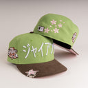 Shoe Club x New Era Exclusive San Francisco Giants "MATCHA SAKURA CHERRY BLOSSOM KATAKANA" 59Fifty Fitted Hat + FREE BRIM CLIP
