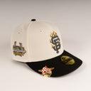 Shoe Club x New Era Exclusive San Francisco Giants "GOLDEN FLAMES" 59Fifty Fitted Hat + FREE BRIM CLIP