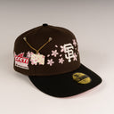 Shoe Club x New Era Exclusive San Francisco Giants 🌸🌵☕ "SAKURA CACTI PARK TRAVIS SCOTT MOCHA CHERRY BLOSSOM" 59Fifty Fitted Hat + FREE CHAIN PIN