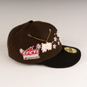 Shoe Club x New Era Exclusive San Francisco Giants 🌸🌵☕ "SAKURA CACTI PARK TRAVIS SCOTT MOCHA CHERRY BLOSSOM" 59Fifty Fitted Hat + FREE CHAIN PIN