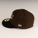 Shoe Club x New Era Exclusive San Francisco Giants 🌸🌵☕ "SAKURA CACTI PARK TRAVIS SCOTT MOCHA CHERRY BLOSSOM" 59Fifty Fitted Hat + FREE CHAIN PIN