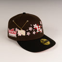 Shoe Club x New Era Exclusive Houston Astros 🌸🌵☕ "SAKURA CACTI PARK TRAVIS SCOTT MOCHA CHERRY BLOSSOM" 59Fifty Fitted Hat + FREE CHAIN PIN