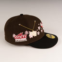 Shoe Club x New Era Exclusive Houston Astros 🌸🌵☕ "SAKURA CACTI PARK TRAVIS SCOTT MOCHA CHERRY BLOSSOM" 59Fifty Fitted Hat + FREE CHAIN PIN