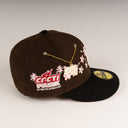 Shoe Club x New Era Exclusive Los Angeles Dodgers 🌸🌵☕ "SAKURA CACTI PARK TRAVIS SCOTT MOCHA CHERRY BLOSSOM" 59Fifty Fitted Hat + FREE CHAIN PIN