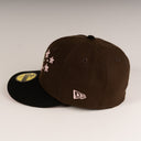 Shoe Club x New Era Exclusive Los Angeles Dodgers 🌸🌵☕ "SAKURA CACTI PARK TRAVIS SCOTT MOCHA CHERRY BLOSSOM" 59Fifty Fitted Hat + FREE CHAIN PIN