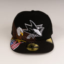 New Era San Jose Sharks "AMERICANA USA EAGLE VISOR" 59Fifty Pre-Curved Fitted Hat