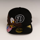 New Era Los Angeles Dodgers "AMERICANA USA EAGLE VISOR" 59Fifty Pre-Curved Fitted Hat