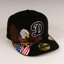 New Era Los Angeles Dodgers "AMERICANA USA EAGLE VISOR" 59Fifty Pre-Curved Fitted Hat