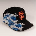 New Era San Francisco Giants "BIG WAVE SURF VISOR" 59Fifty Pre-Curved Fitted Hat