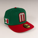 New Era Mexico Baseball Team World Baseball Classic 2026 "MEXICO FLAG PATCH" 59Fifty Fitted Hat