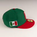 New Era Mexico Baseball Team World Baseball Classic 2026 "MEXICO FLAG PATCH" 59Fifty Fitted Hat