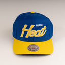 Mitchell & Ness Miami Heat "LANEY" Classic Adjustable Fit Snapback Cap