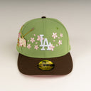 Shoe Club x New Era Exclusive Los Angeles Dodgers 🌸 🍵 "SAKURA MATCHA SHOHEI OHTANI CHERRY BLOSSOM" 59Fifty Fitted Hat + FREE CHAIN PIN