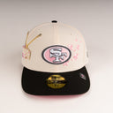 Shoe Club x New Era Exclusive San Francisco 49ers 🌸 "SAKURA CHROME CHERRY BLOSSOM" 59Fifty Fitted Hat + FREE CHAIN PIN