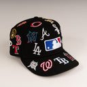 New Era MLB "ALL TEAMS ALL OVER PATCHES" 59Fifty Fitted Hat
