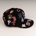 New Era MLB "ALL TEAMS ALL OVER PATCHES" 59Fifty Fitted Hat