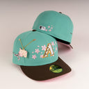 Shoe Club x New Era Exclusive Arizona Diamondbacks 🌸 🍹 "ICED TEA SAKURA CHERRY BLOSSOM" 59Fifty Fitted Hat + FREE CHAIN PIN