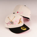 Shoe Club x New Era Exclusive Arizona Diamondbacks 🌸  "CHROME SAKURA CHERRY BLOSSOM" 59Fifty Fitted Hat + FREE CHAIN PIN