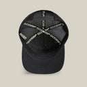 Goorin Bros 💰 🐓 "GOLDEN COCK ROOSTER" Black / Gold Suede A-Frame Adjustable Trucker Snapback Cap
