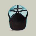 Goorin Bros 💥 🐓 "POP ART COCK" Cyan Blue A-Frame Adjustable Trucker Snapback Cap