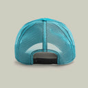 Goorin Bros 💥 🐓 "POP ART COCK" Cyan Blue A-Frame Adjustable Trucker Snapback Cap