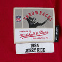 Jerry Rice Scarlet San Francisco 49ers 1994 Legacy Player Jersey