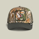 Goorin Bros 🎰 🦆 "REALTREE EDGE LUCKY DUCK" Realtree Camo / Olive Green A-Frame Adjustable Trucker Snapback Cap
