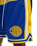 GOLDEN STATE WARRIORS 1993 NBA JUST DON HARDWOOD CLASSICS SHORT